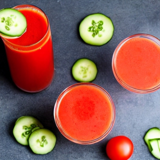 Tomato And Cucumber Juice for weight loss