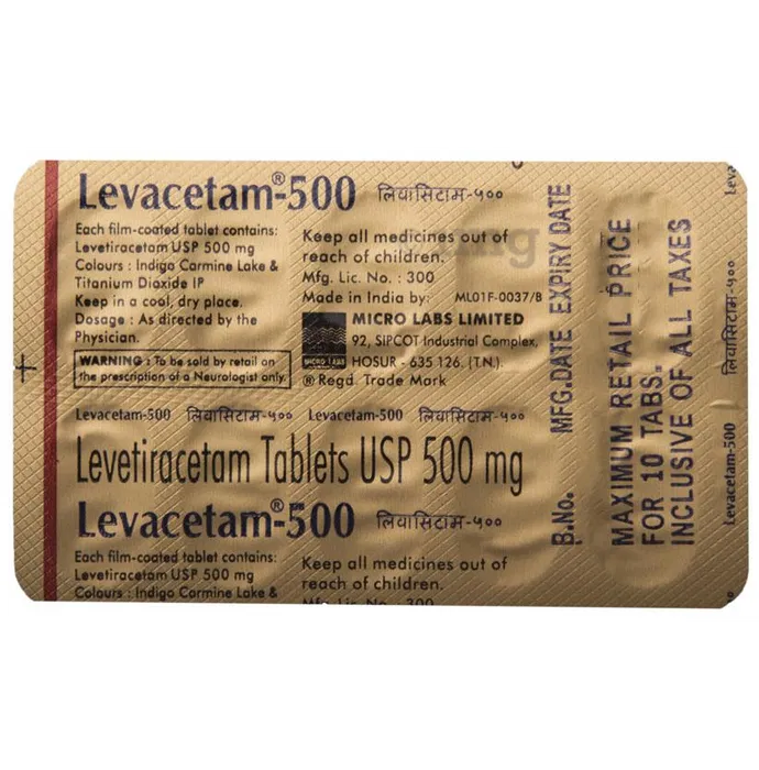 Levacetam 500 Tablet